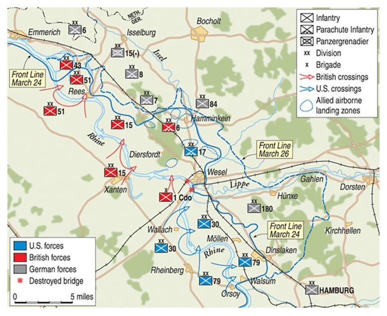 Dempsey's 2nd Army Position - Op Plunder