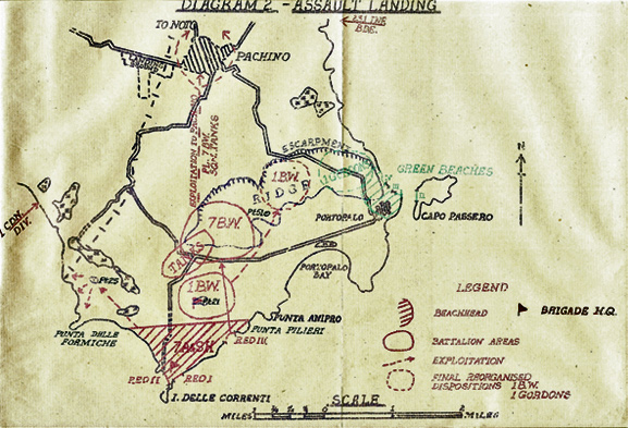 Assault Landing Map Sicily