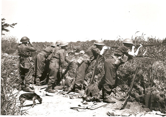 Holding a position in the River Bresle area, June 1940