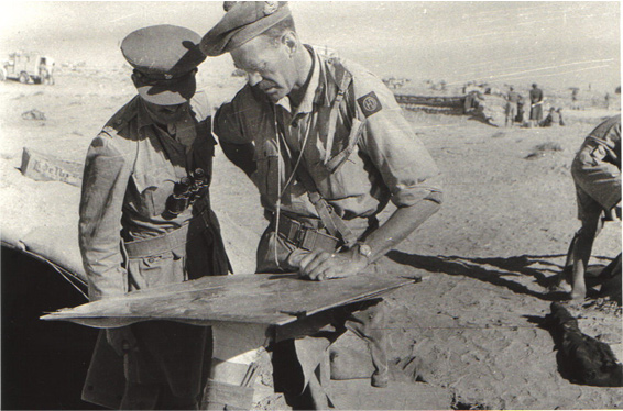 Major General Wimberley MC, GOC 51st HD