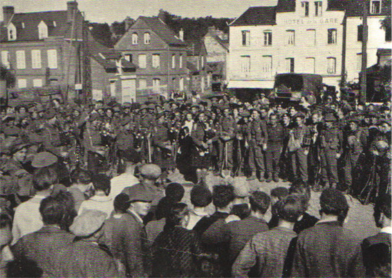 The square at St. Valéry